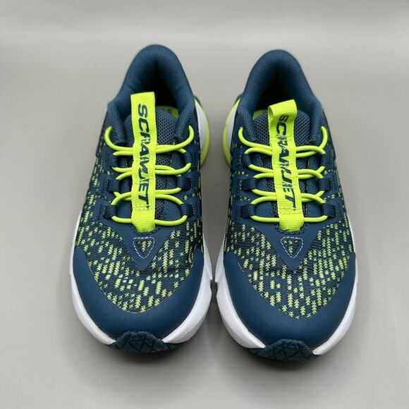 Under Armour SCRAMJET GS 3022611-403 Blue/Green Kids Size 11K Running Shoes - Picture 4 of 8